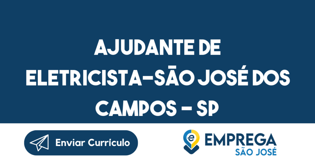 Ajudante De Eletricista-São José Dos Campos - Sp 1