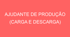 Ajudante De Produção (Carga E Descarga)-São José Dos Campos - Sp 3