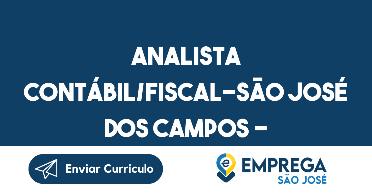 Analista Contábil/Fiscal-São José Dos Campos - Sp 11