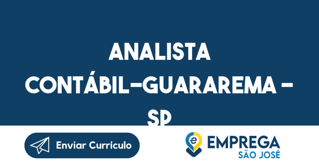 Analista Contábil-Guararema - Sp 1