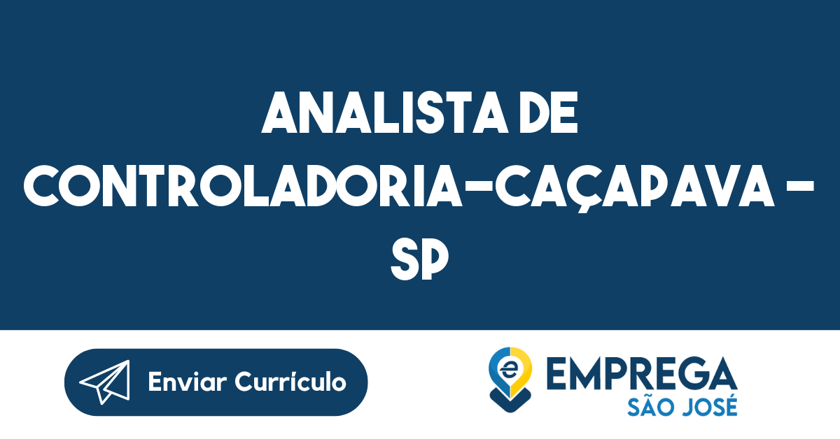 Analista De Controladoria-Caçapava - Sp 11