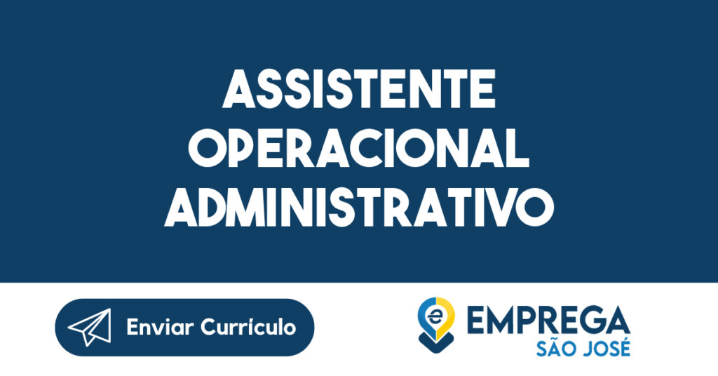 Assistente Operacional Administrativo-Caçapava - Sp 1