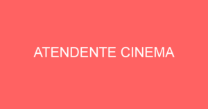 Atendente Cinema-São José Dos Campos - Sp 13