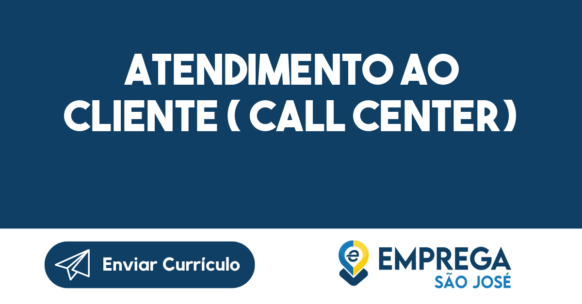 Atendimento Ao Cliente ( Call Center)-São José Dos Campos - Sp 1