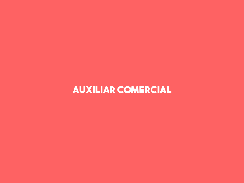 Auxiliar Comercial-São José Dos Campos - Sp 1