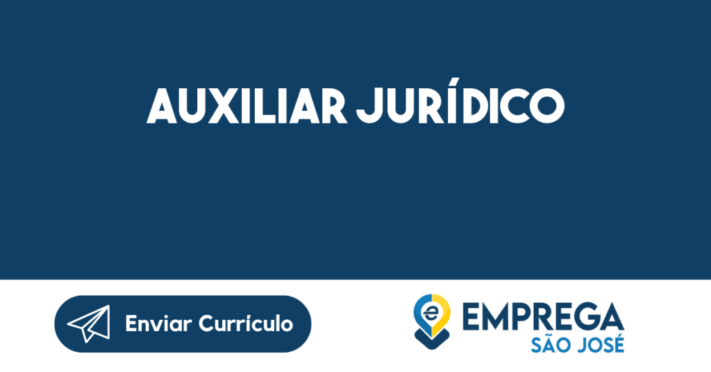 Auxiliar Jurídico-São José Dos Campos - Sp 1