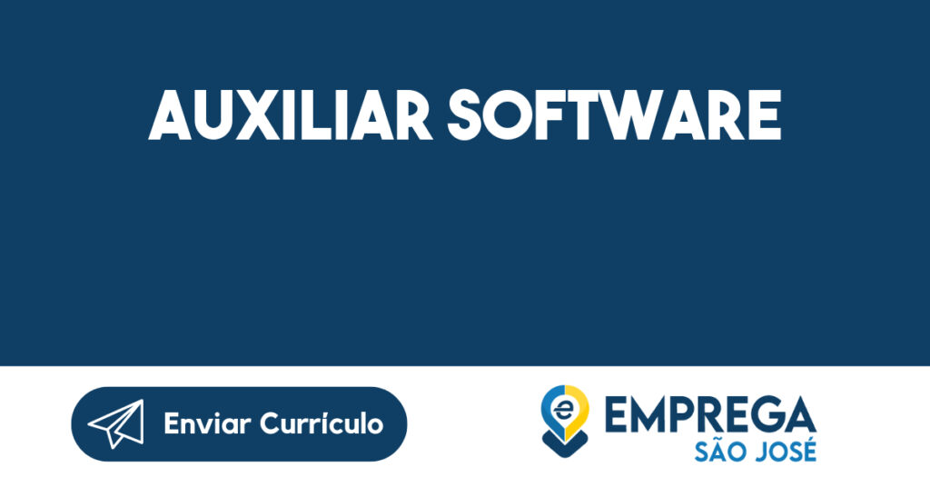 Auxiliar Software-São José Dos Campos - Sp 1