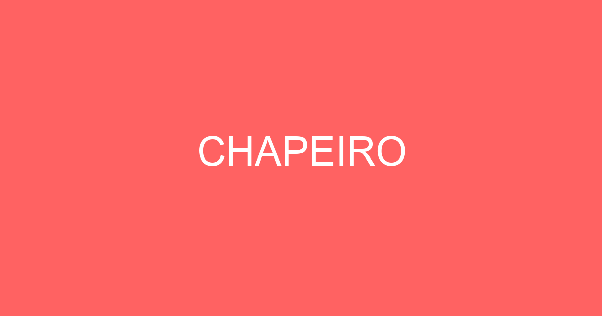 Chapeiro-São José Dos Campos - Sp 57