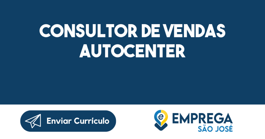 Consultor De Vendas Autocenter-São José Dos Campos - Sp 1