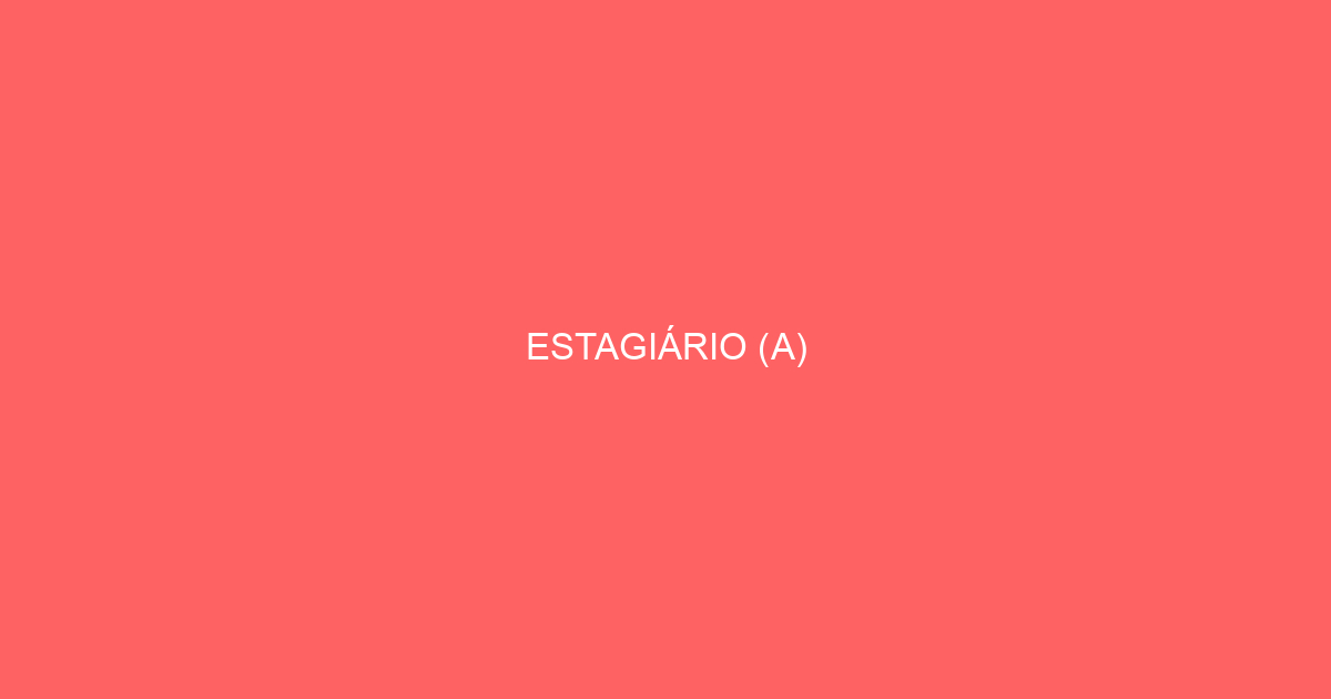 Estagiário (A)-Jacarei - Sp 97
