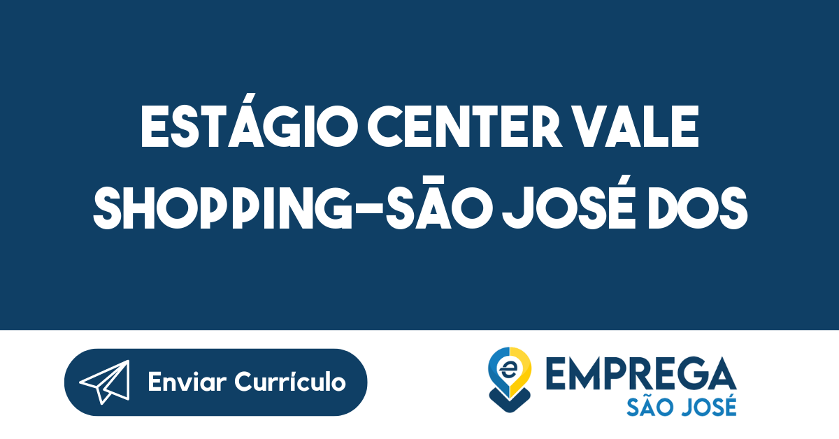 Estágio Center Vale Shopping-São José Dos Campos - Sp 293