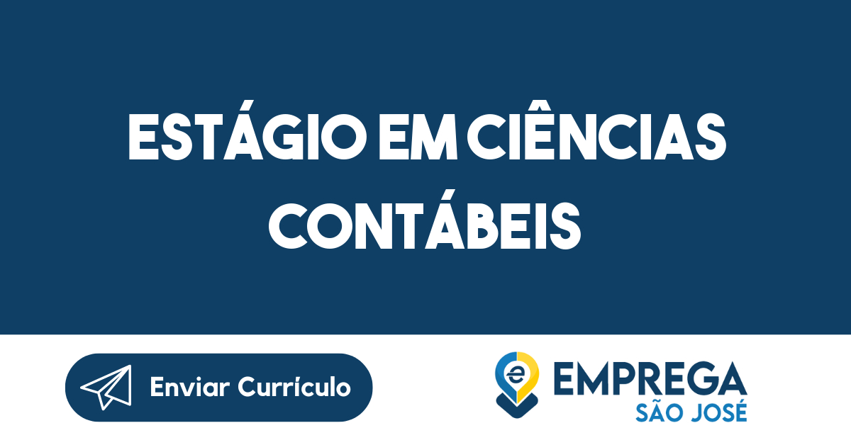Estágio Em Ciências Contábeis-São José Dos Campos - Sp 29