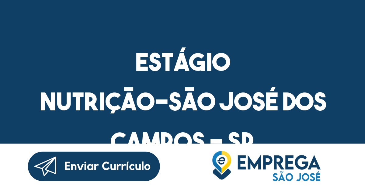 Estágio Nutrição-São José Dos Campos - Sp 285