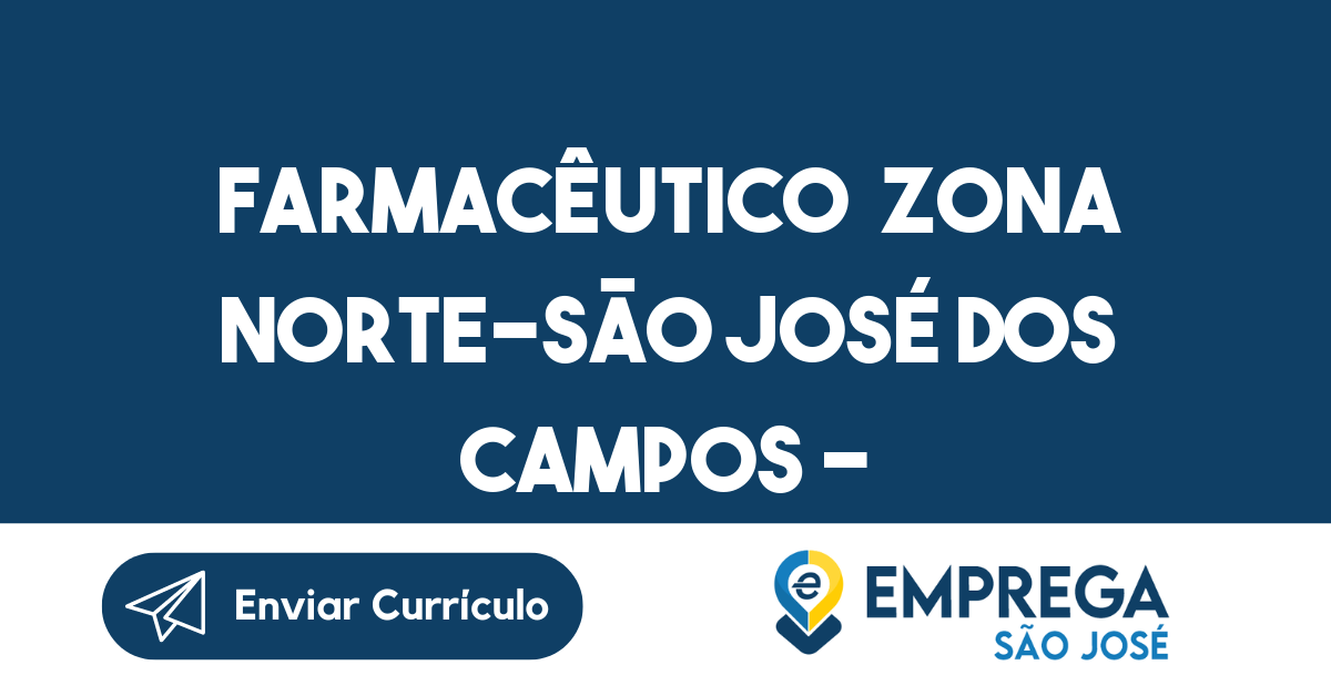 Farmacêutico Zona Norte-São José Dos Campos - Sp 75