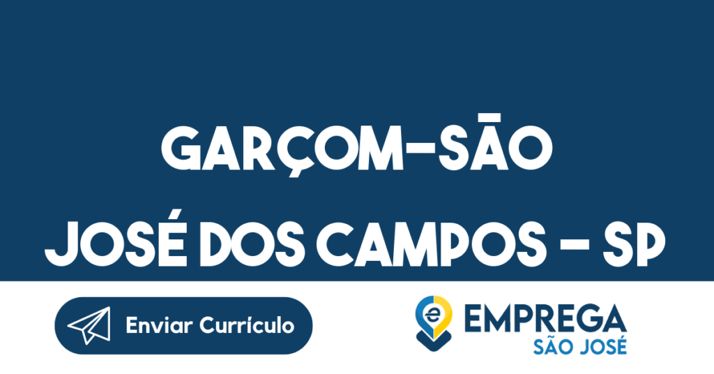 Garçom-São José Dos Campos - Sp 1 Garçom-São José Dos Campos - Sp 1