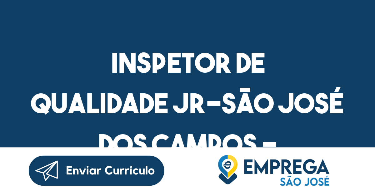 Inspetor De Qualidade Jr-São José Dos Campos - Sp 59