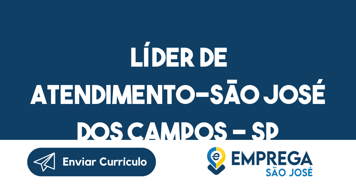 Líder De Atendimento-São José Dos Campos - Sp 47