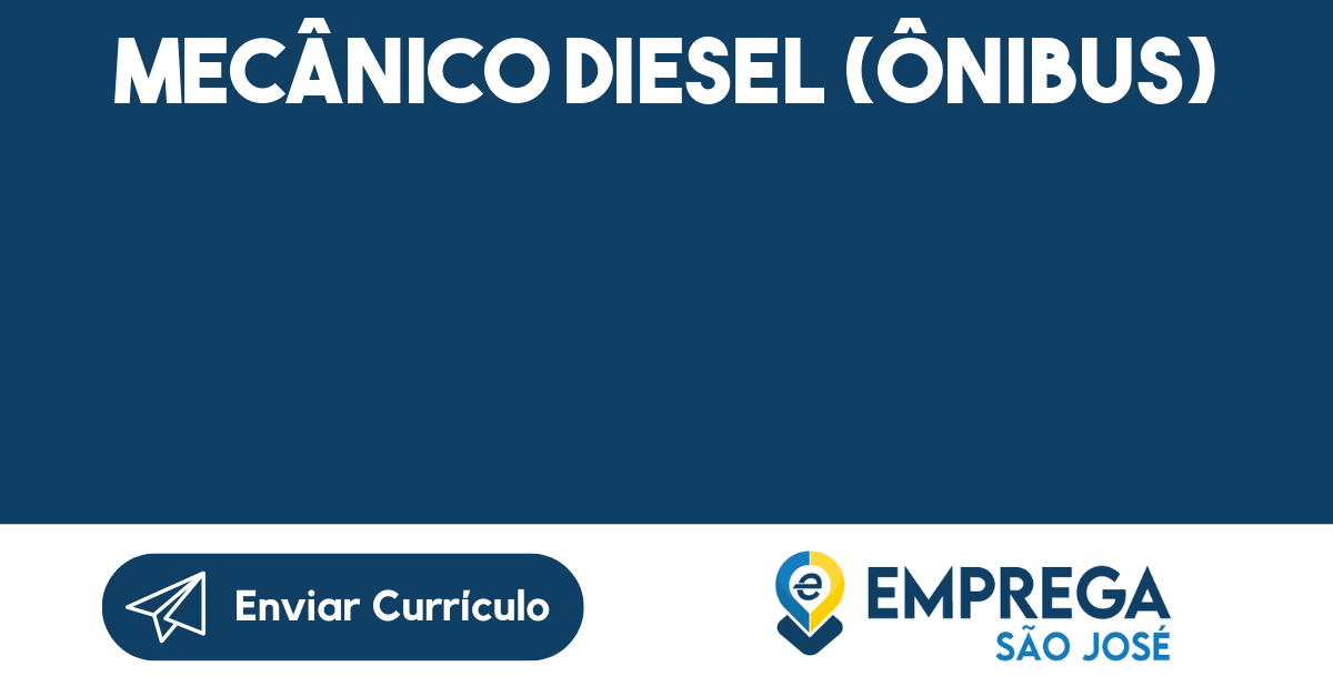 Mecânico Diesel (Ônibus)-São José Dos Campos - Sp 35