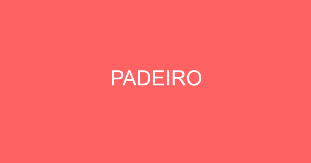Padeiro-São José Dos Campos - Sp 1 Padeiro-São José Dos Campos - Sp 1