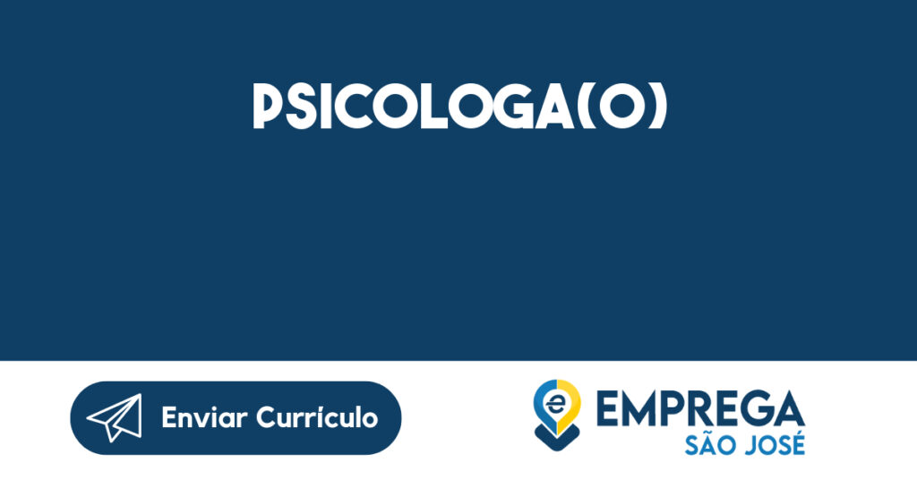 Psicologa(O)-São José Dos Campos - Sp 1