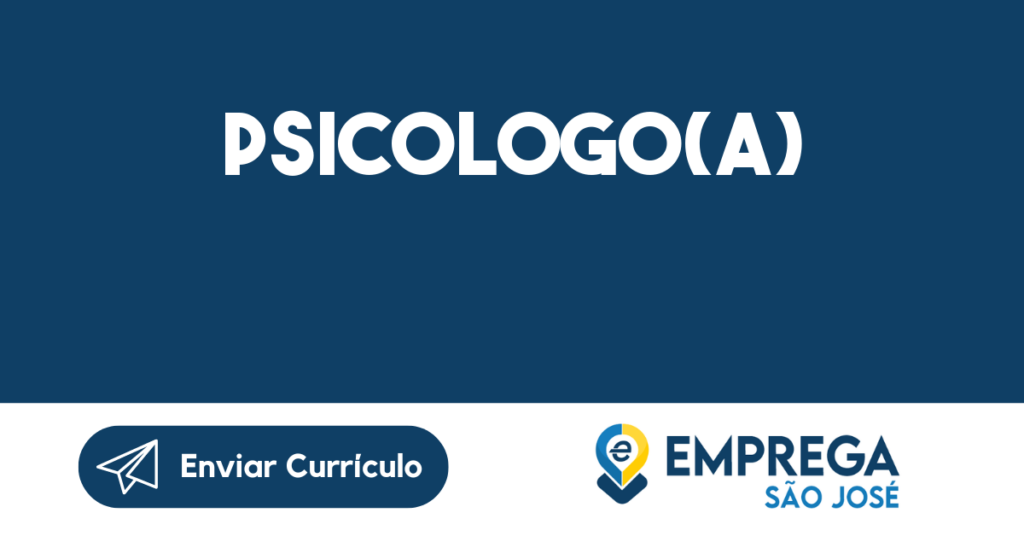 Psicologo(A)-São José Dos Campos - Sp 1