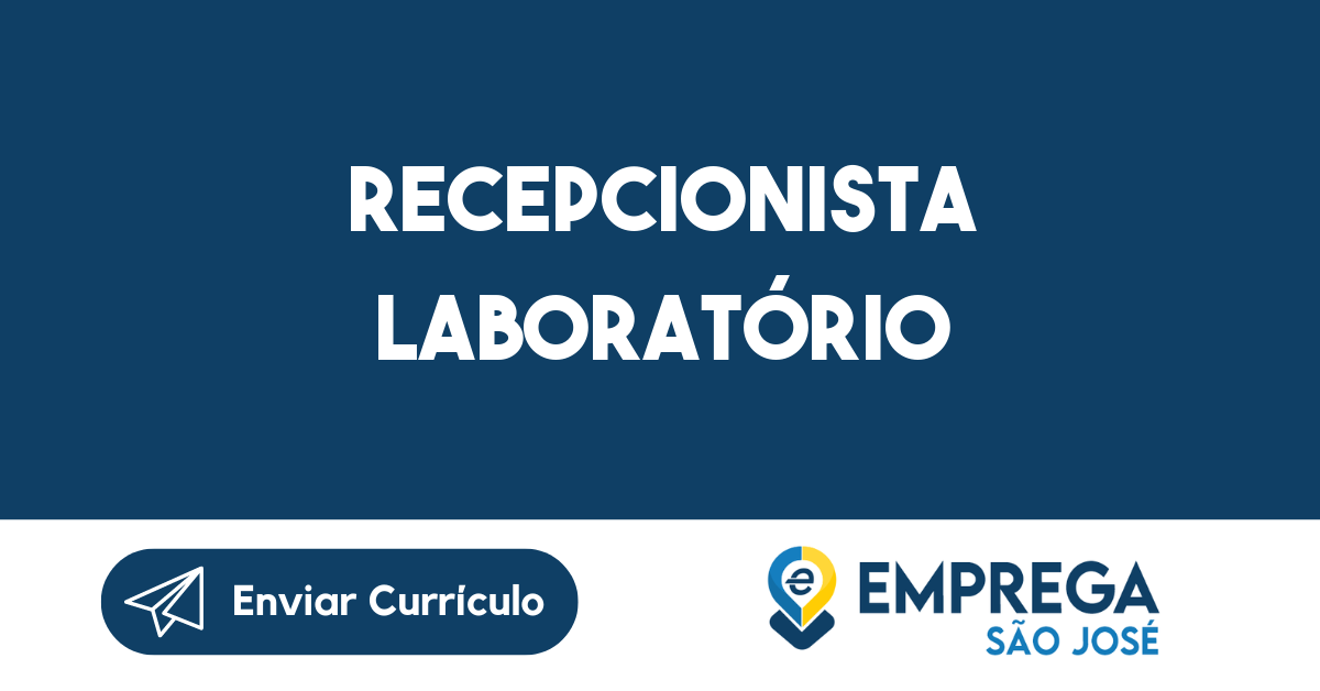 Recepcionista Laboratório-São José Dos Campos - Sp 205