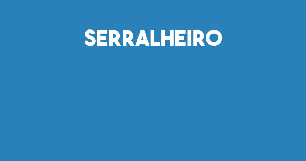 Serralheiro-São José Dos Campos - Sp 1