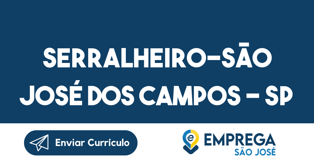 Serralheiro-São José Dos Campos - Sp 125