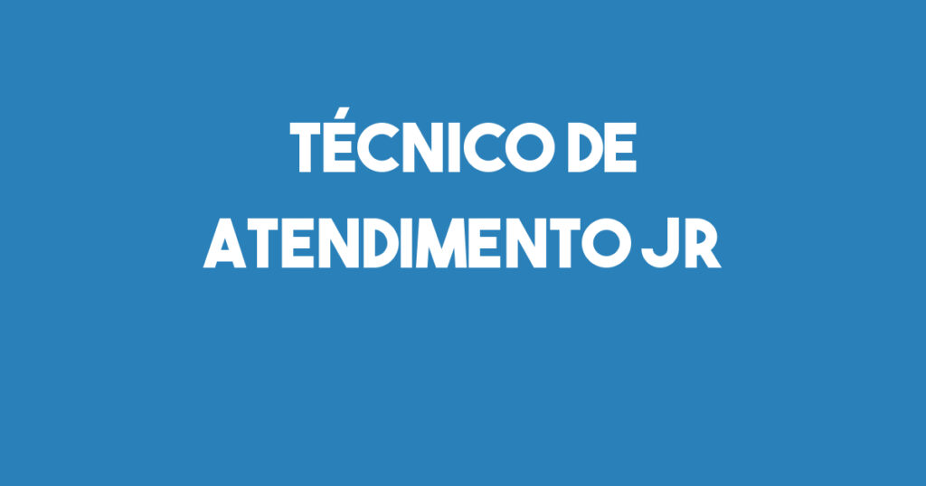 Técnico De Atendimento Jr-São José Dos Campos - Sp 1