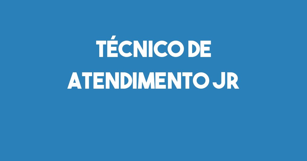 Técnico De Atendimento Jr-São José Dos Campos - Sp 75