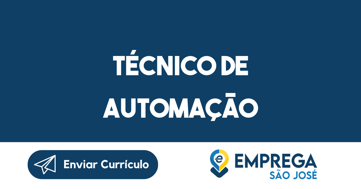 Técnico De Automação-São José Dos Campos - Sp 21