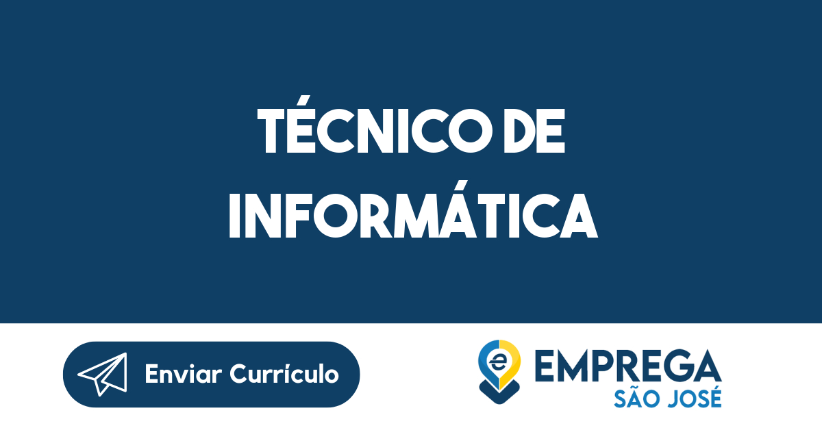 Técnico De Informática-São José Dos Campos - Sp 17