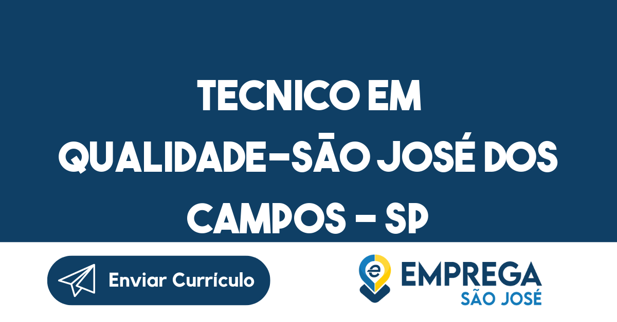 Tecnico Em Qualidade-São José Dos Campos - Sp 9