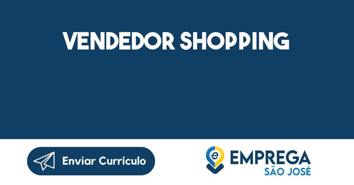 Vendedor Shopping -São José Dos Campos - Sp 307