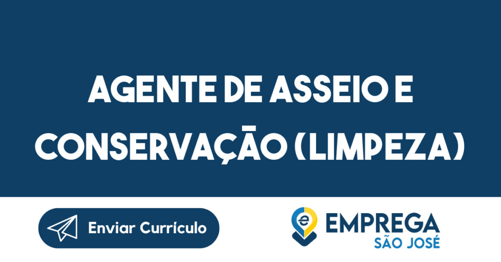 Agente De Asseio E Conservação (Limpeza)-São José Dos Campos - Sp 1