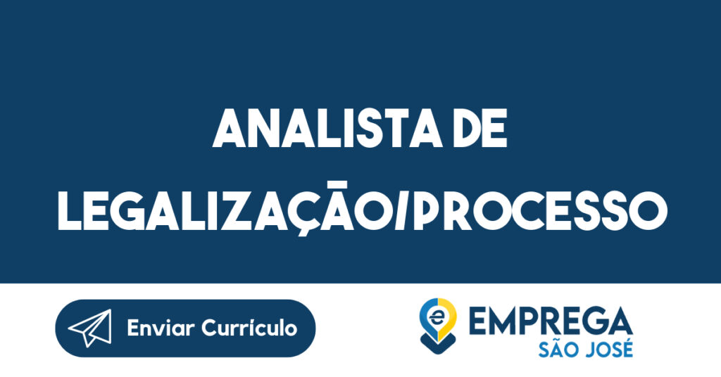 Analista De Legalização/Processo-São José Dos Campos - Sp 1