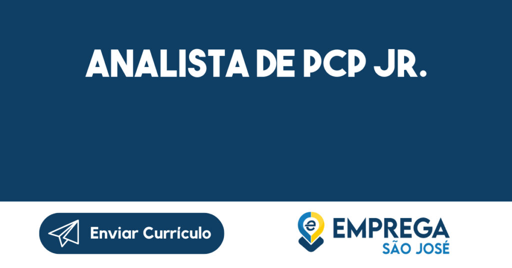 Analista De Pcp Jr.-São José Dos Campos - Sp 1