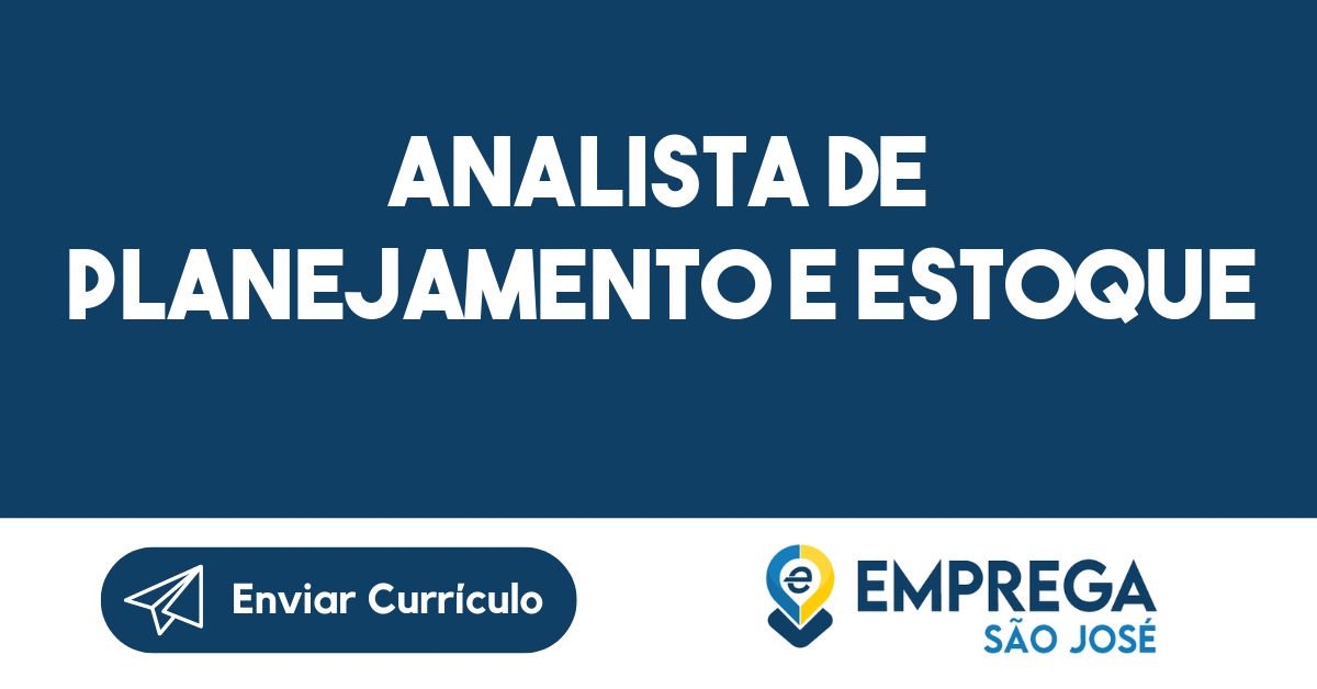 Analista De Planejamento E Estoque-São José Dos Campos - Sp 15