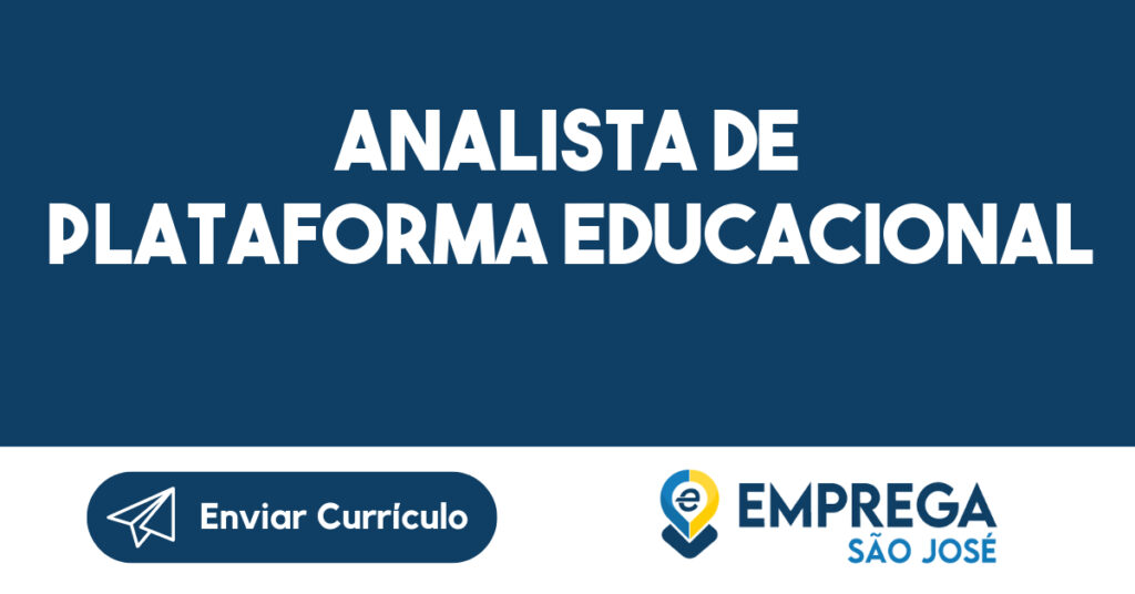 Analista De Plataforma Educacional-São José Dos Campos - Sp 1