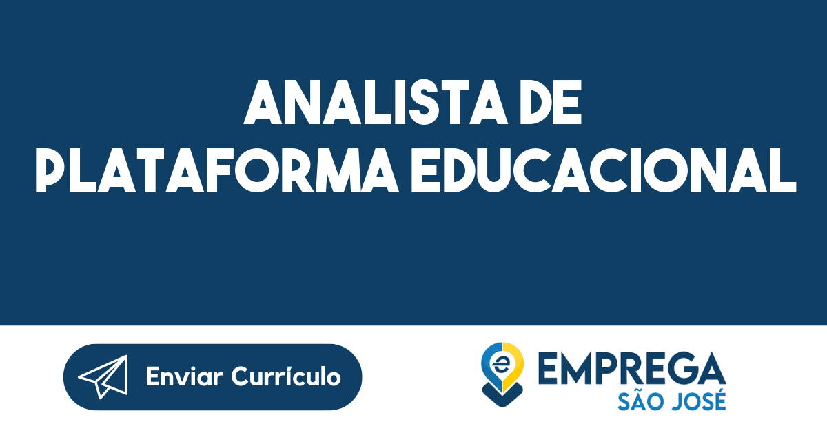 Analista De Plataforma Educacional-São José Dos Campos - Sp 9