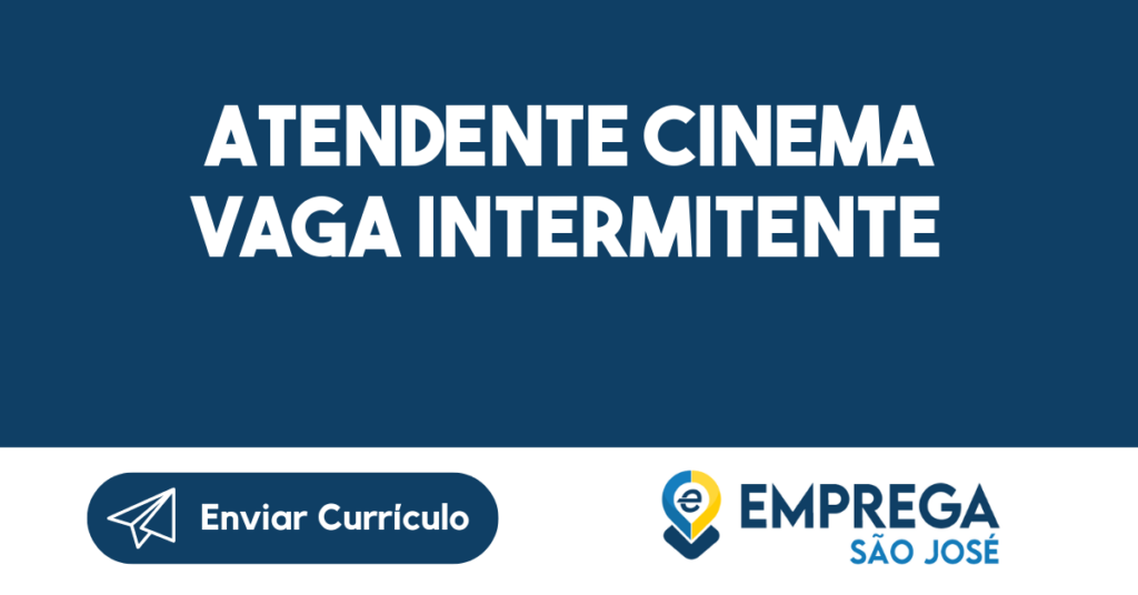 Atendente Cinema Vaga Intermitente-São José Dos Campos - Sp 1