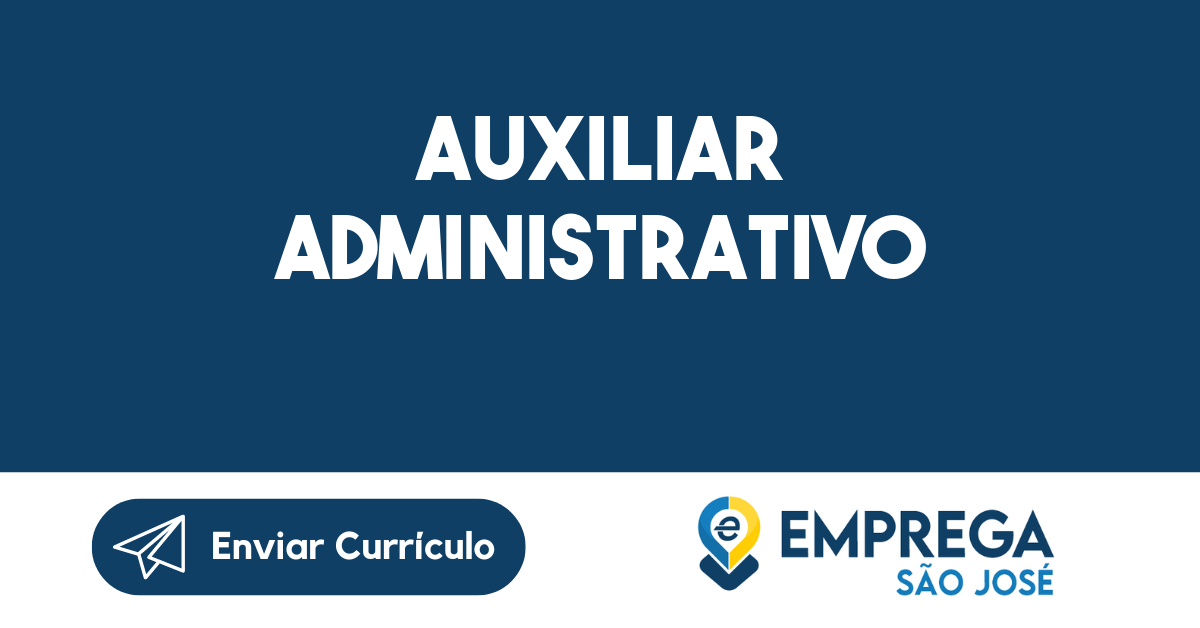 Auxiliar Administrativo-São José Dos Campos - Sp 231