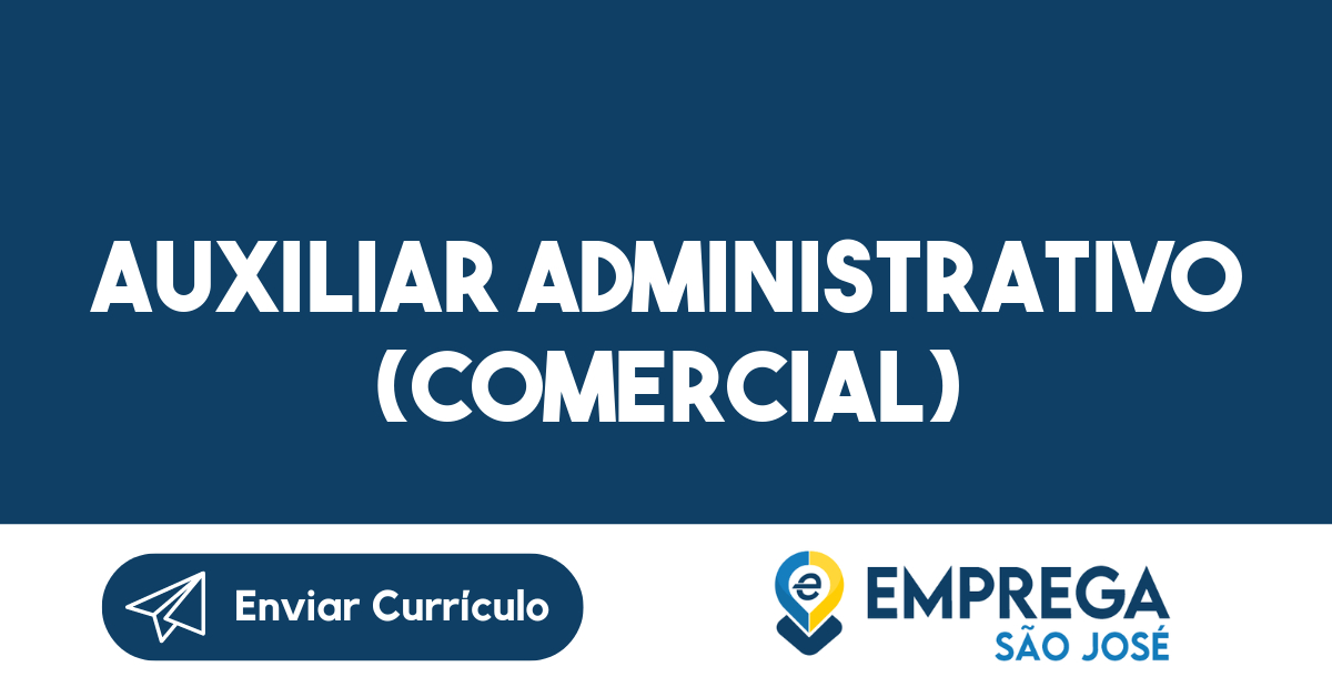 Auxiliar Administrativo (Comercial)-São José Dos Campos - Sp 99