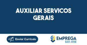 Auxiliar Servicos Gerais-São José Dos Campos - Sp 1