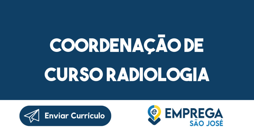 Coordenação De Curso Radiologia-São José Dos Campos - Sp 1