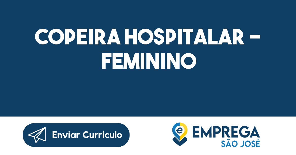 Copeira Hospitalar - Feminino-São José Dos Campos - Sp 99