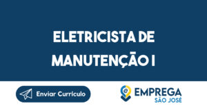 Eletricista De Manutenção I -São José Dos Campos - Sp 8