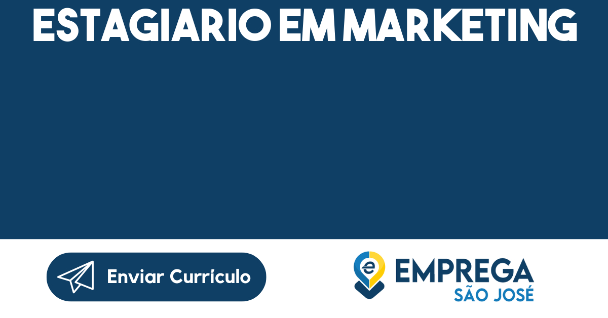 Estagiario Em Marketing-São José Dos Campos - Sp 13