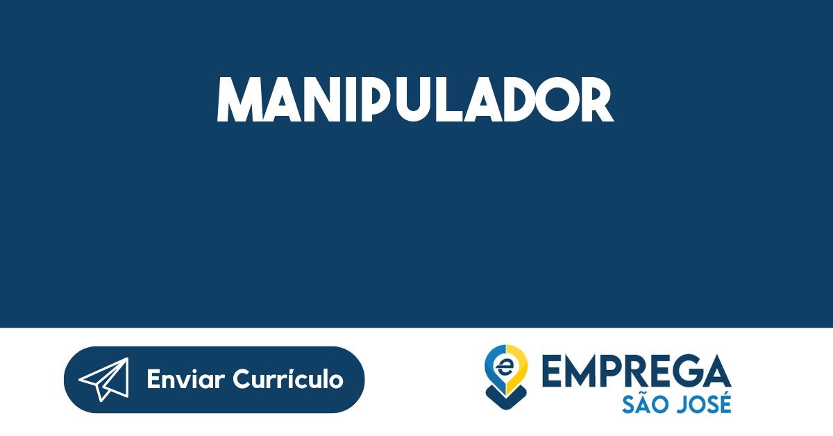 Manipulador-São José Dos Campos - Sp 7