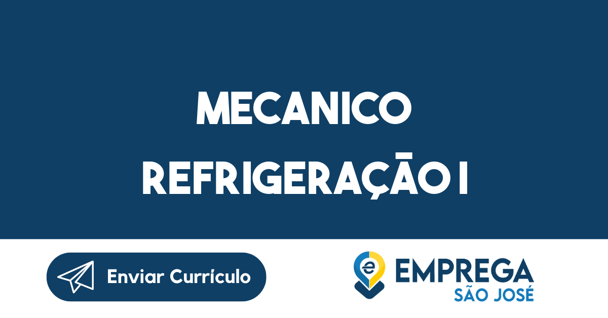Mecanico Refrigeração I -São José Dos Campos - Sp 103
